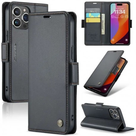 CaseMe Skin Pro Fodral iPhone 16 Pro - Svart-iPhone 16 Pro-Shockproof.se