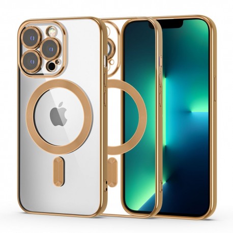 St&ouml;tt&aring;ligt MagSafe Kompatibelt Skal iPhone 16 Pro - Guld-iPhone 16 Pro-Shockproof.se