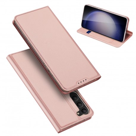 Samsung S24 Plus Dux Ducis Skin Pro Flipfodral med Kortfack - Roseguld-Samsung S24 Plus-Shockproof.se