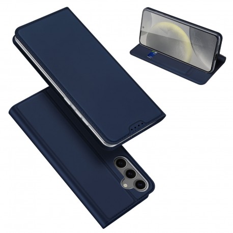 Samsung S24 Plus Dux Ducis Skin Pro med Kortfack - Bl&aring;-Samsung S24 Plus-Shockproof.se