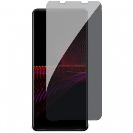 Xperia 10 VI Privacy H&auml;rdat glas 0.26mm 2.5D 9H-Xperia 10 VI-Shockproof.se