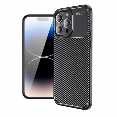 iPhone 16 Pro Max St&ouml;tt&aring;ligt Slimmat Skal FullCarbon V4-iPhone 16 Pro Max-Shockproof.se