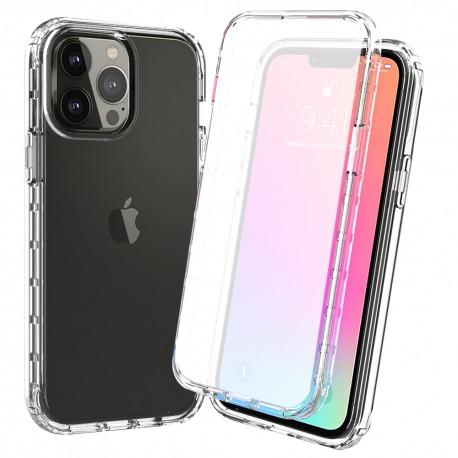 iPhone 11 Pro Helt&auml;ckande Premium 3D Skal 3in1 ThreeSixty Clear-iPhone 11 Pro-Shockproof.se