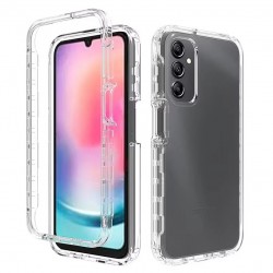 Samsung A24 Heltäckande Premium 3D Skal 3in1 ThreeSixty Clear