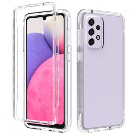 Samsung A33 5G Helt&auml;ckande Premium 3D Skal 3in1 ThreeSixty Clear-Samsung A33 5G-Shockproof.se