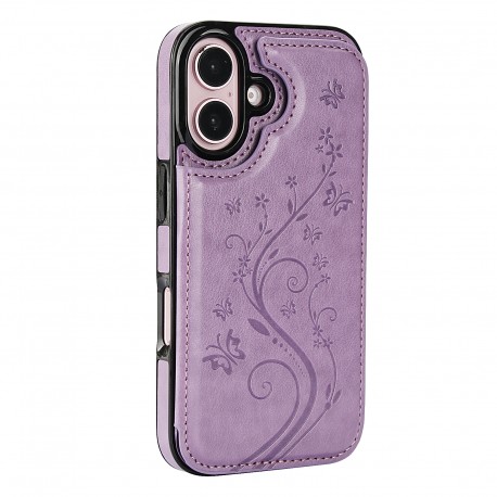 iPhone 16 St&ouml;tt&aring;ligt Skal Korth&aring;llare 3-FACK Flippr V2 - Lila-iPhone 16-Shockproof.se