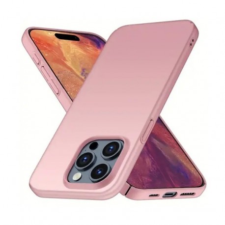 iPhone 16 Pro Ultratunt L&auml;tt Skal Basic V2 Rosenguld-iPhone 16 Pro-Shockproof.se