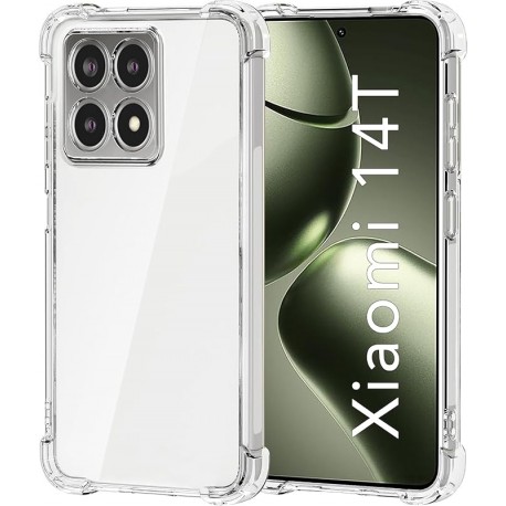 Xiaomi 14T St&ouml;tt&aring;ligt Skal med F&ouml;rst&auml;rkta H&ouml;rn-Xiaomi 14T-Shockproof.se