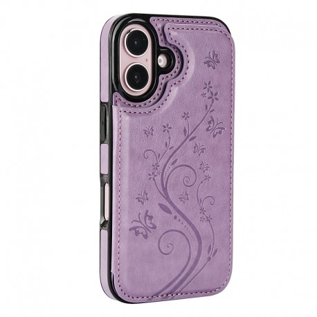 iPhone 16 Plus St&ouml;tt&aring;ligt Skal Korth&aring;llare 3-FACK Flippr V2 - Lila-iPhone 16 Plus-Shockproof.se