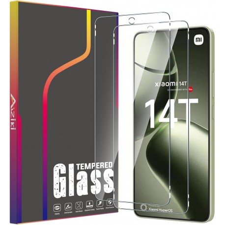Xiaomi 14T H&auml;rdat glas 0.26mm 2.5D 9H-Xiaomi 14T-Shockproof.se