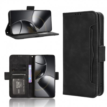 Xiaomi 14T Pro Pl&aring;nboksfodral PU-L&auml;der 6-FACK Winston V3-Xiaomi 14T Pro-Shockproof.se