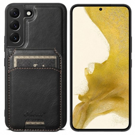 Suteni&trade; 2in1 Magsafe Skal med Korth&aring;llare Samsung S25 Plus - Svart-Samsung S25 Plus-Shockproof.se