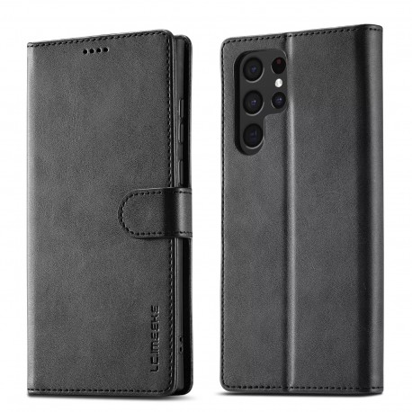 LC.IMEEKE Pl&aring;nboksfodral Samsung S25 Ultra - Svart-Samsung S25 Ultra-Shockproof.se