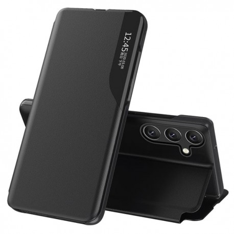 Samsung S25 Ultra Stilrent Smart View Fodral - Svart-Samsung S25 Ultra-Shockproof.se