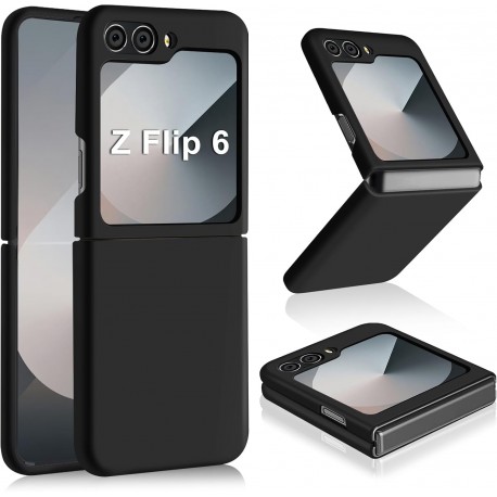 Tunt Mattsvart Skal Samsung Galaxy Z Flip6-Samsung Galaxy Z Flip 6-Shockproof.se