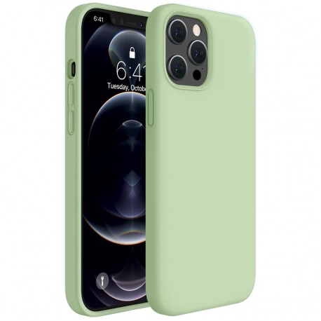 Gummibelagt St&ouml;tt&aring;ligt Skal iPhone 12 / 12 Pro - Gr&ouml;n-iPhone 12 Pro-Shockproof.se