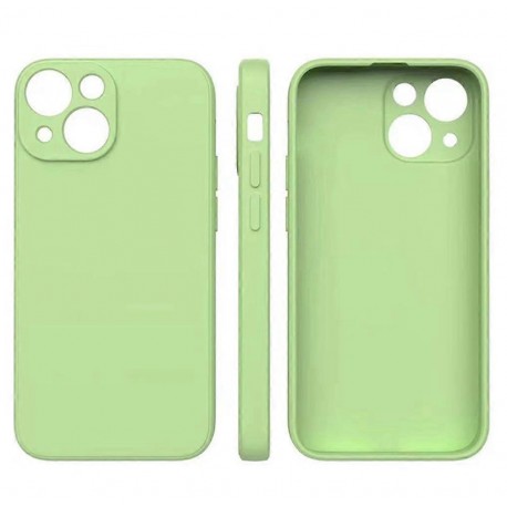 Gummibelagt St&ouml;tt&aring;ligt Skal iPhone 14 - Gr&ouml;n-iPhone 14-Shockproof.se