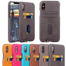 iPhone XS Max Ultratunn Stötdämpande Korthållare 2st Kort Agile®