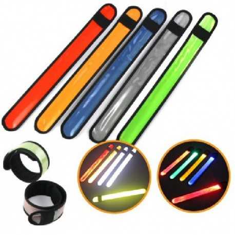 Lysande Reflexband Konsertband Reflex-Armband-orange-Tr&auml;ning, Hem & Fritid-Shockproof.se