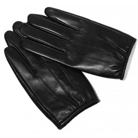 Premium Skinnhandskar Touch &Auml;kta L&auml;der - Unisex-Kl&auml;der & Accessoarer-Shockproof.se