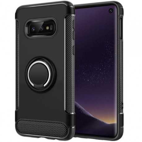 Samsung S10 Plus Praktisk St&ouml;tt&aring;ligt Skal med Ringh&aring;llare V2 (SM-G975F)-Samsung S10 Plus-Shockproof.se