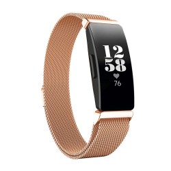 Fitbit Inspire HR Armband Milanesisk Loop Roséguld