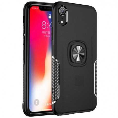 iPhone XR Praktisk St&ouml;tt&aring;ligt Skal med Ringh&aring;llare V5-iPhone XR-Shockproof.se