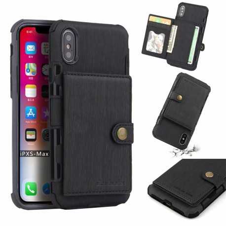 iPhone XS Max St&ouml;tt&aring;ligt Skal med Kortplats 4-FACK Streetwise V3-iPhone XS Max-Shockproof.se