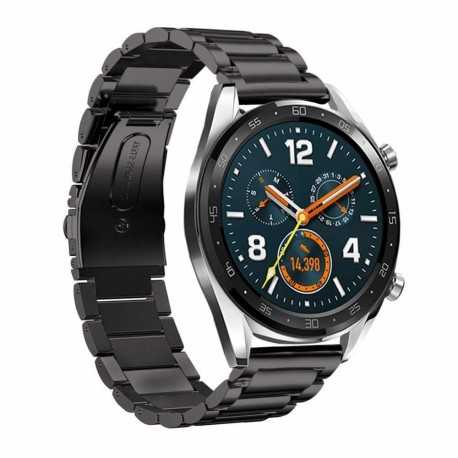 Huawei Watch GT 42mm Metallarmband i Rostfritt St&aring;l-Smartwatch-tillbeh&ouml;r-Shockproof.se