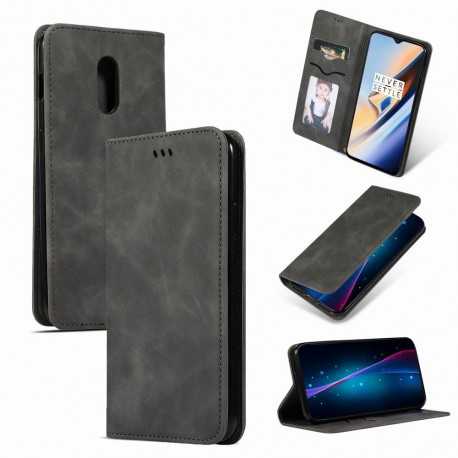 OnePlus 6T Flipfodral Kortfack Mocka-OnePlus 6T-Shockproof.se