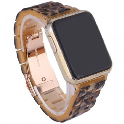 Apple Watch 40mm Premium Harts Armband - Leopard Mönster