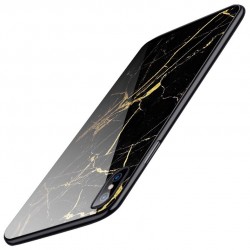 iPhone XR Marmorskal 9H Härdat Glas Baksida Glassback