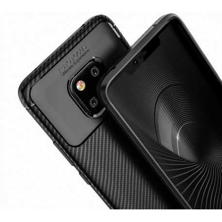 Mate 20 Pro St&ouml;tt&aring;ligt Skal FullCarbon V4-Mate 20 Pro-Shockproof.se