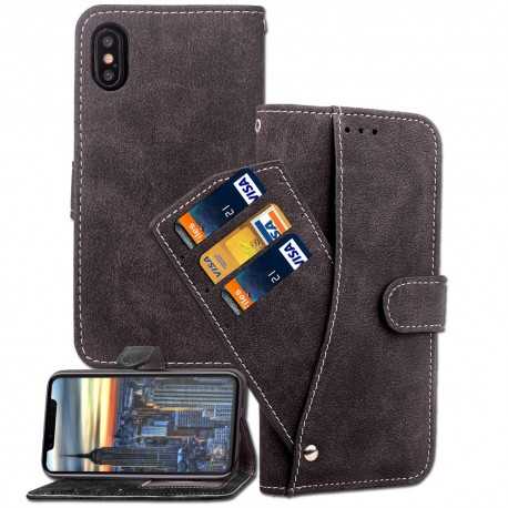 iPhone XS / X Praktisk Pl&aring;nboksfodral med 7-FACK Pharah-iPhone XS-Shockproof.se