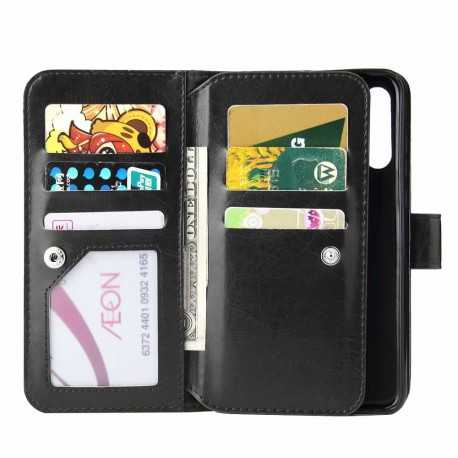 Xiaomi Mi A2 Lite Praktisk Pl&aring;nboksfodral med 10-Fack Array-Xiaomi Mi A2 Lite-Shockproof.se