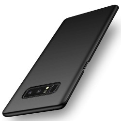 Samsung Note 8 Ultratunn Gummibelagd Mattsvart Skal Basic® V2
