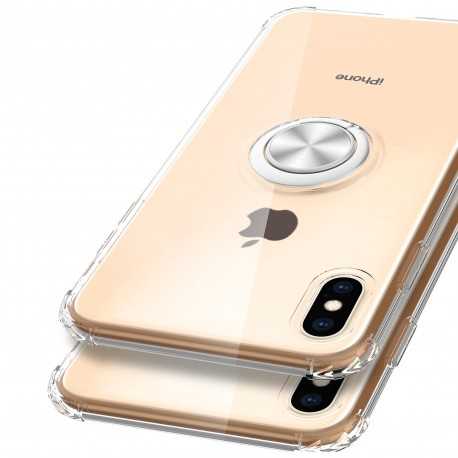 iPhone XS / X St&ouml;tt&aring;ligt Skal med Ringh&aring;llare Fresh-iPhone XS-Shockproof.se