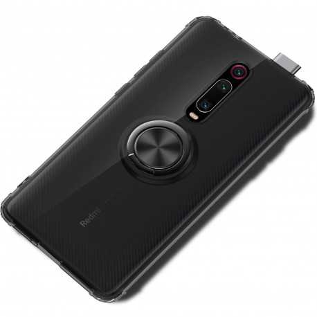 Xiaomi Mi 9T St&ouml;tt&aring;ligt Skal med Ringh&aring;llare Fresh-Xiaomi Mi 9T-Shockproof.se