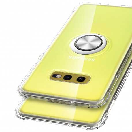Samsung S10e St&ouml;tt&aring;ligt Skal med Ringh&aring;llare Fresh-Samsung S10e-Shockproof.se