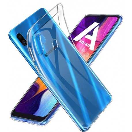 Samsung A20e St&ouml;tt&aring;ligt Genomskinligt Skal Simple-Samsung A20e-Shockproof.se