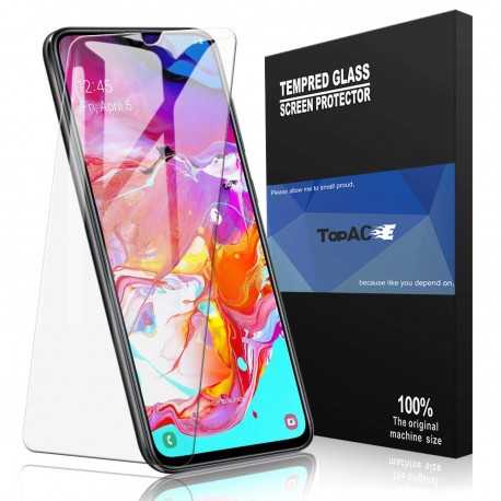 2-PACK Samsung A20e H&auml;rdat glas 0.26mm 2.5D 9H-Samsung A20e-Shockproof.se