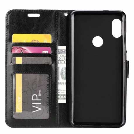 Xiaomi Redmi Note 7 Pl&aring;nboksfodral PU-L&auml;der 4-FACK-Xiaomi Redmi Note 7-Shockproof.se