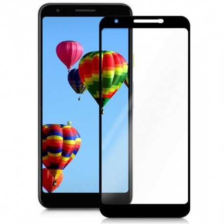 Google Pixel 3a H&auml;rdat Glas 0.26mm 2.5D 9H Fullframe-Google Pixel 3a-Shockproof.se