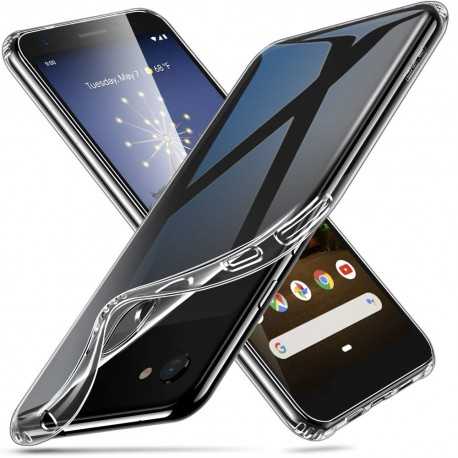Google Pixel 3a St&ouml;tt&aring;ligt Genomskinligt Skal Simple-Google Pixel 3a-Shockproof.se