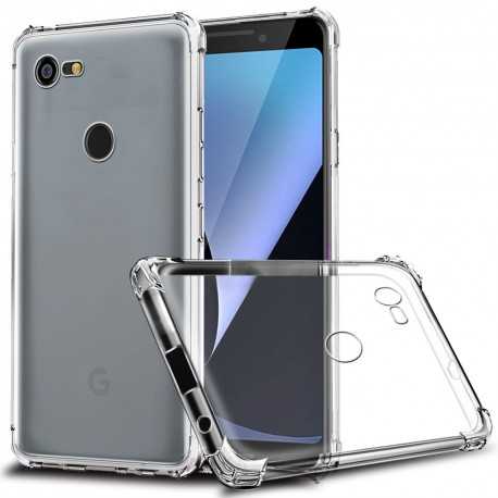 Google Pixel 3a St&ouml;tt&aring;ligt Skal med F&ouml;rst&auml;rkta H&ouml;rn-Google Pixel 3a-Shockproof.se