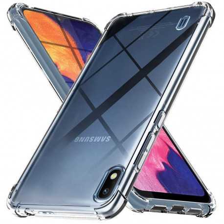 Samsung A10 St&ouml;tt&aring;ligt Skal med F&ouml;rst&auml;rkta H&ouml;rn-Samsung A10-Shockproof.se