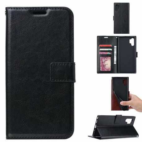 Samsung Note 10 Plus Pl&aring;nboksfodral PU-L&auml;der 4-FACK-Samsung Note 10 Plus-Shockproof.se