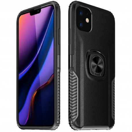 iPhone 11 Praktisk St&ouml;tt&aring;ligt Skal med Ringh&aring;llare V5-iPhone 11-Shockproof.se