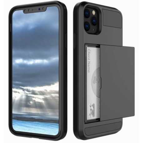 iPhone 11 Pro Max St&ouml;tt&aring;ligt Skal med Kortfack-iPhone 11 Pro Max-Shockproof.se