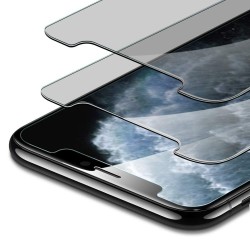2-PACK iPhone 11 Privacy Härdat glas 0.26mm 2.5D 9H
